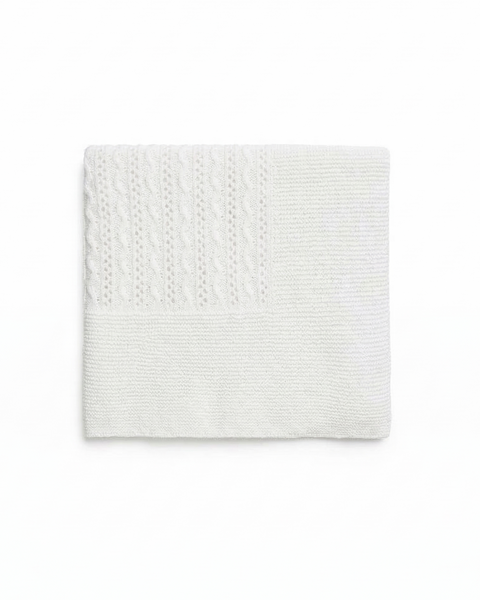 BABY TEXTURED KNIT BLANKET