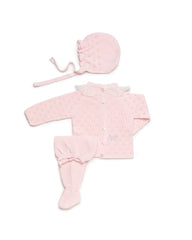 NEWBORN OPENWORK LACE COLLAR 3P SET