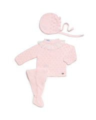 NEWBORN OPENWORK LACE COLLAR 3P SET