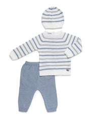 NEWBORN COLORED STRIPED 3P SET
