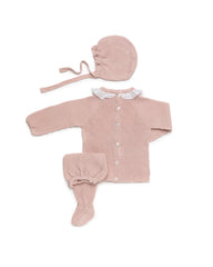 NEWBORN OPENWORK PLUMETI COLLAR 3P SET