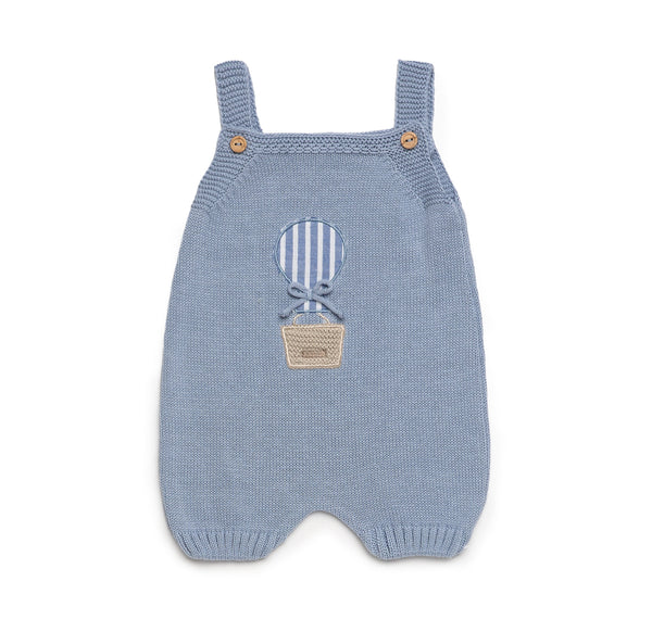 BOYS AIR BALLOON KNITTED ROMPER