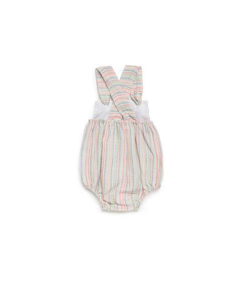 GIRLS COLORED STRIPES ROMPER