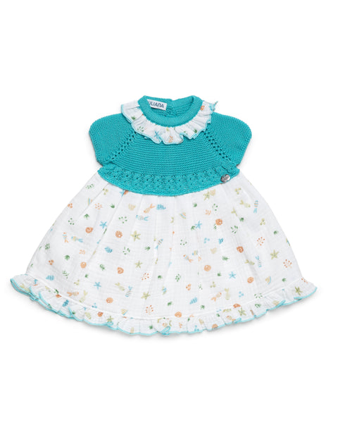 GIRLS UNDER THE SEA AND KNITTED DRESS