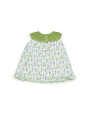 GIRLS SEAHORSES AND KNITTED DRESS