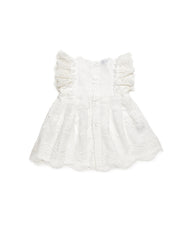 GIRLS LACE WHITE DRESS