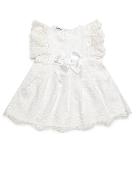 GIRLS LACE WHITE DRESS