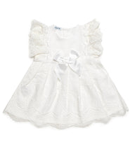 GIRLS LACE WHITE DRESS