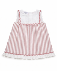 GIRLS STRIPES SLEEVELESS DRESS