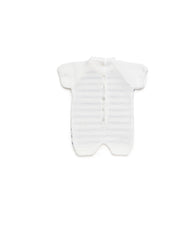 BOYS STRIPED KNITTED ROMPER