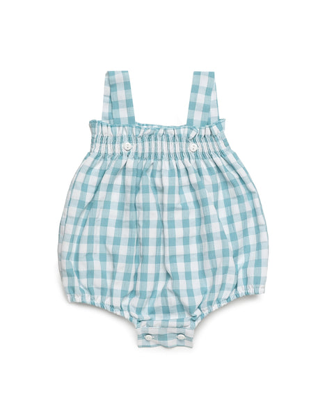 GIRLS VICHY ROMPER