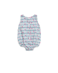 GIRLS PINK FRUITS ROMPER