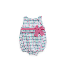 GIRLS PINK FRUITS ROMPER