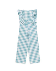 GIRLS VICHY JUMPSUIT