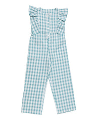 GIRLS VICHY JUMPSUIT