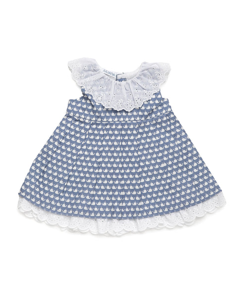 GIRLS WHALES DRESS