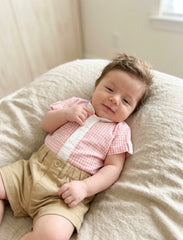 BOY SET PLAID SHIRT