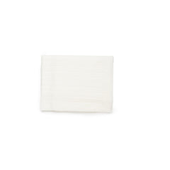 IVORY STRIPED OPEN KNIT BLANKET