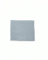 DUSTY BLUE DIAMOND DESIGN BLANKET