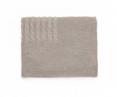 VISON BRAIDED KNITTED BLANKET