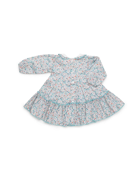 GIRLS FLORAL WITH COLLAR DRESS