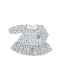 GIRLS FLORAL WITH COLLAR DRESS