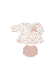 GIRLS BEAR DOLL SHORT DRESS SET