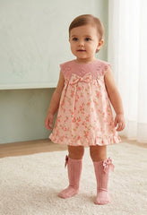 VESTIDO FLORAL DE GUINGA PARA NIÑA