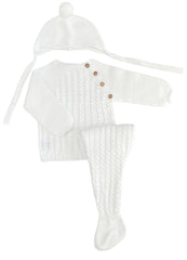 NEWBORN BRAIDS AND BUTTONS  3P SET