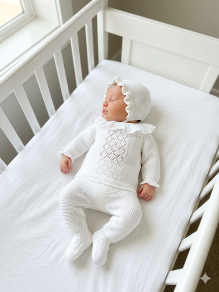 NEWBORN RHOMBUS PLUMETI COLLAR 3P SET