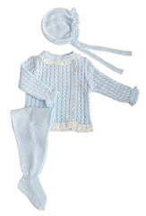 NEWBORN LACE COLLAR DETAILS BRAID 3P SET