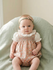 GIRLS FLORAL ROMPER AND BLOUSE 2P SET RAVENA
