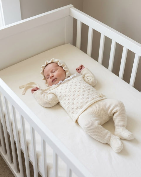NEWBORN OPENWORK PLUMETI COLLAR 3P SET