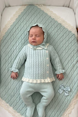 NEWBORN LACE COLLAR DETAILS BRAID 3P SET