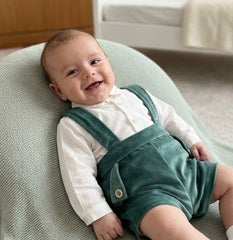 BOYS VELVET SUSPENDER WITH SHORT SET AVA