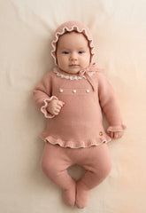 NEWBORN BODOQUES LACE COLLAR 3P SET