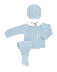 NEWBORN BRAID AND WHITE COLLAR 3P SET