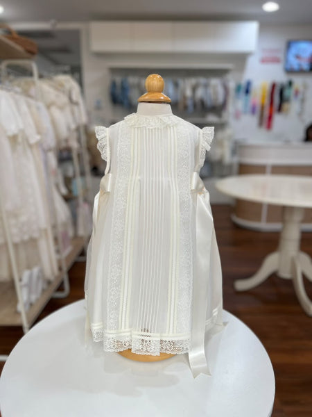 CRISTAL CHRITENING IVORY DRESS