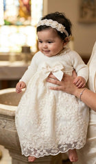 BABY KNITTED FALDON WITH BONNET