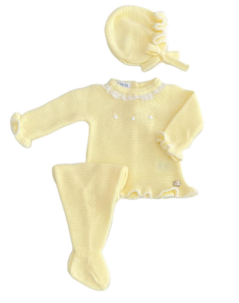 NEWBORN BODOQUES LACE COLLAR 3P SET