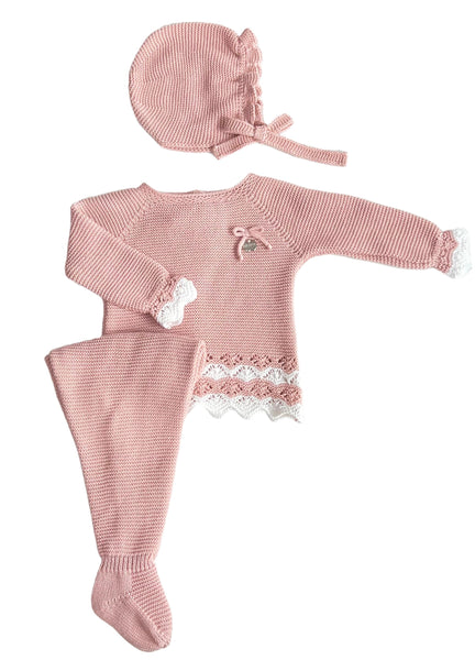 NEWBORN WHITE WAVES 3P SET