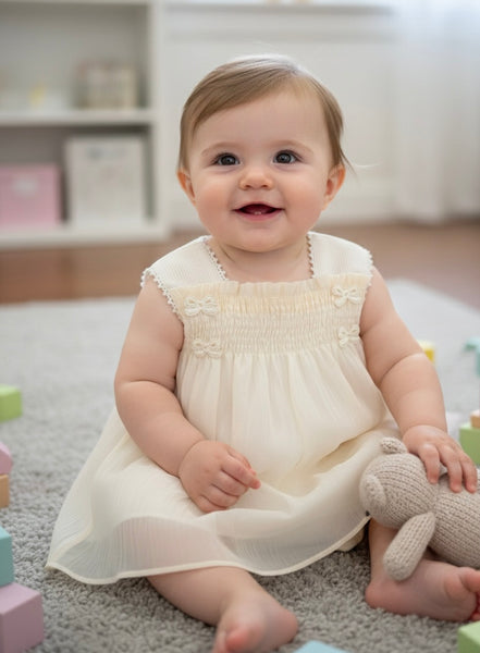 BABY TULLE JESUSIN RUFFLE BLOOMER SET LIBRA