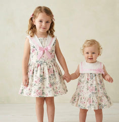 BABY PINK FLOWERS DRESS