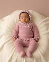 NEWBORN BODOQUES LACE COLLAR 3P SET