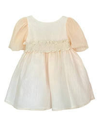 GIRL PUFF SLEEVE TULLE DRESS LIBRA