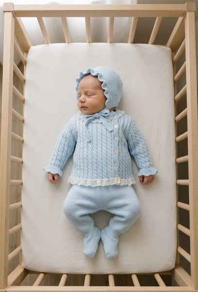 NEWBORN LACE COLLAR DETAILS BRAID 3P SET