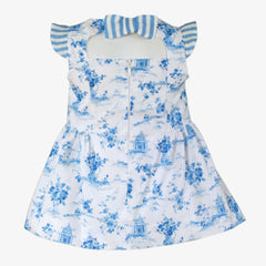 BABY BLUE FOREST SHORT DRESS