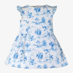 BABY BLUE FOREST SHORT DRESS