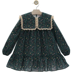 GIRL FLORAL PETER PAN COLLAR DRESS SUELTAS