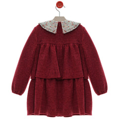 GIRLS DRESS WITH PETER PAN COLLAR BACHATA